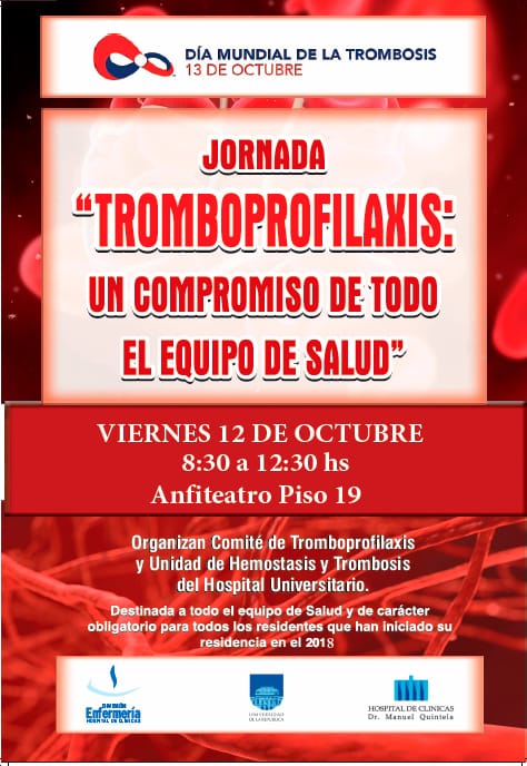 Jornada “Tromboprofilaxis: Un compromiso de todo el equipo de salud” – Hospital de Clínicas