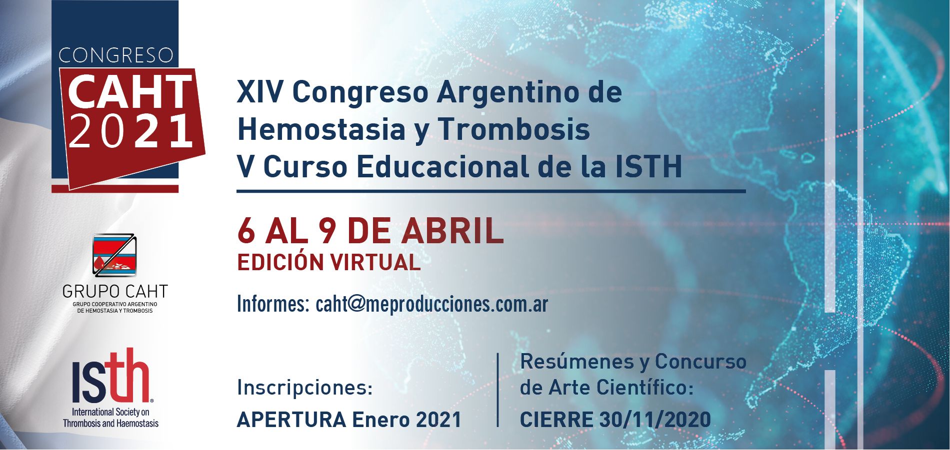 Banner Congreso CAHT virtual