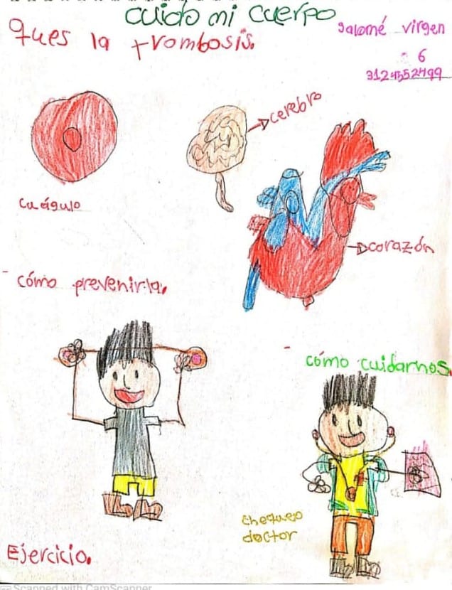 Dibujo Día Mundial de la Trombosis 2020