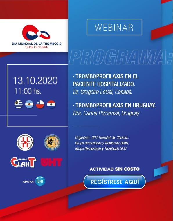Día Mundial de la Trombosis Uruguay 2020