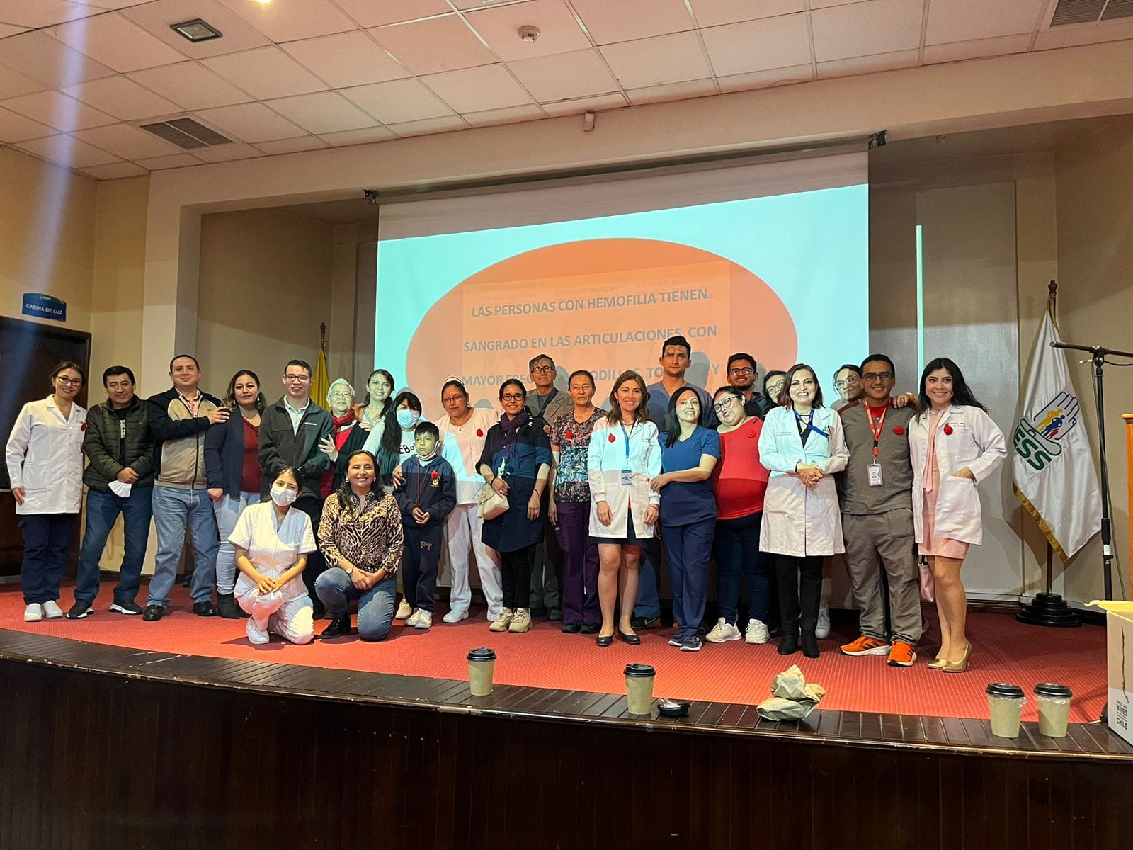 Hospital Carlos Andrade Ecuador - Día Mundial de la Hemofilia