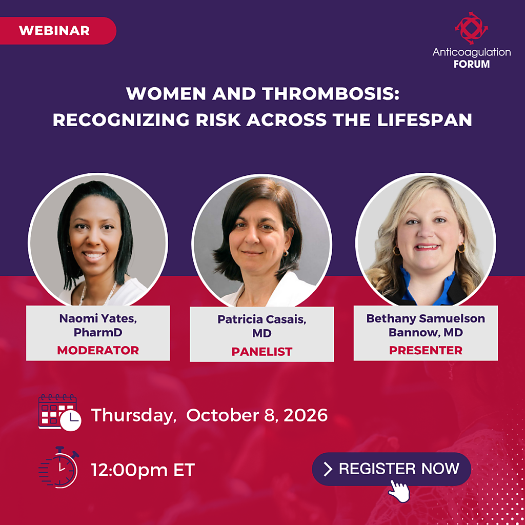 Women and Thrombosis: Recognizing Risk Across the Lifespan
